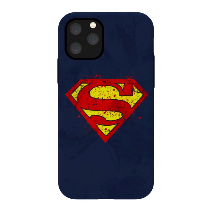 iPhone 11 Pro StrongFit Super Man's Splash by Sitchko