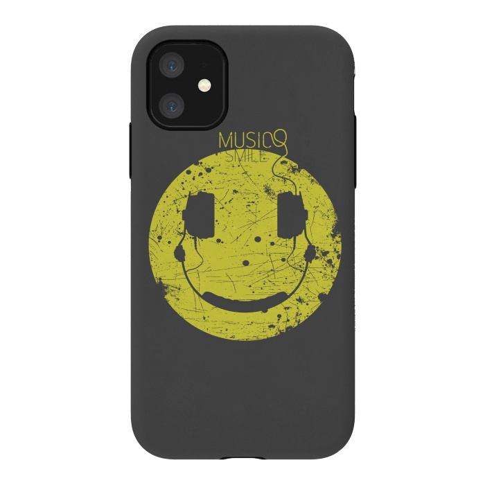 iPhone 11 StrongFit Music Smile V2 by Sitchko