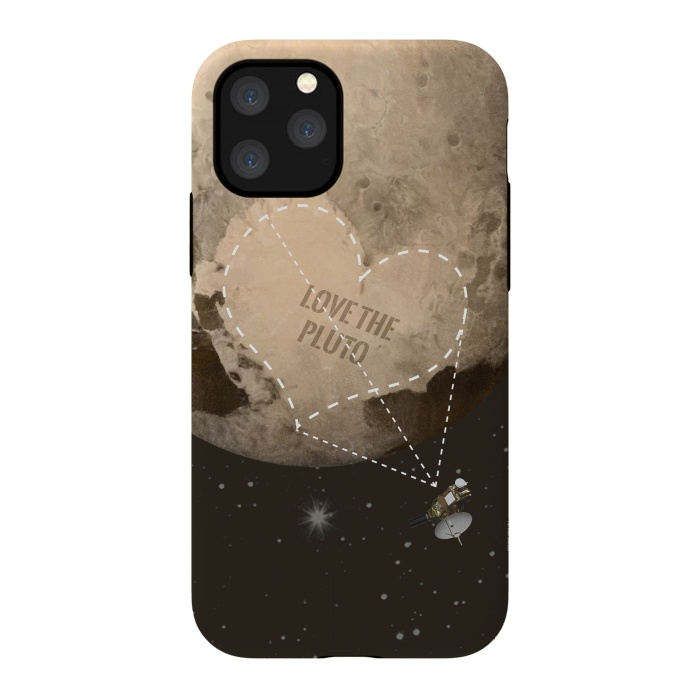 iPhone 11 Pro StrongFit Love the Pluto by Sitchko