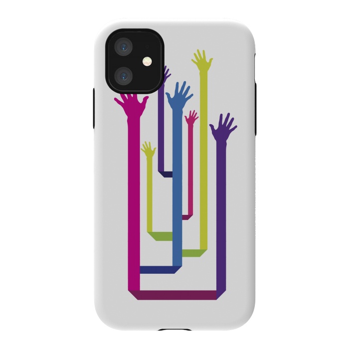 iPhone 11 StrongFit Hands Tree by Sitchko