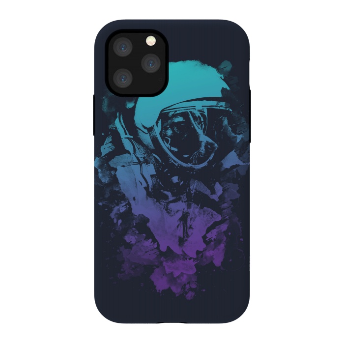 iPhone 11 Pro StrongFit Space Dog V2 by Sitchko
