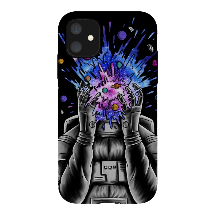 iPhone 11 StrongFit Astronaut Big Bang by Coffee Man