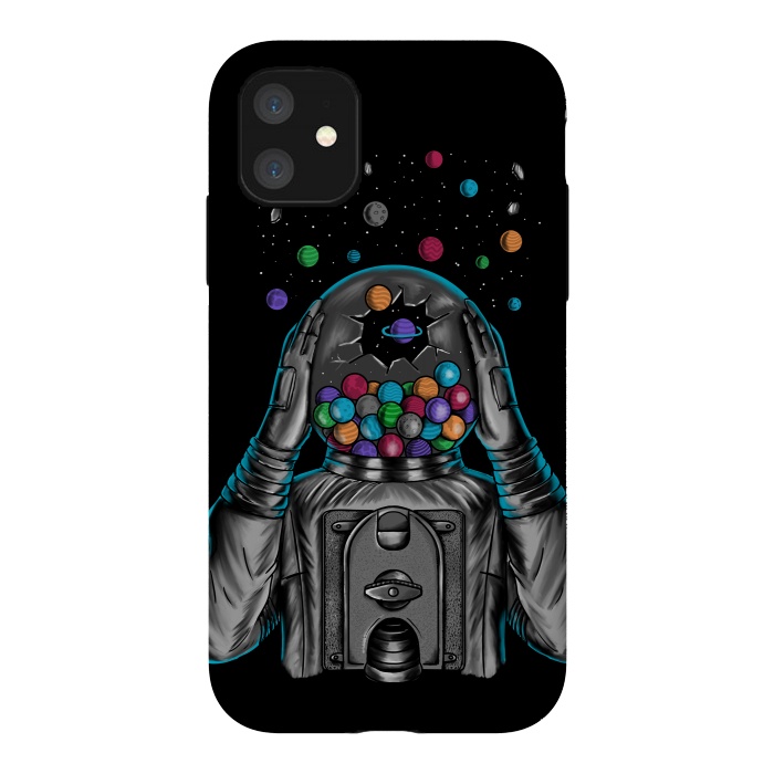 iPhone 11 StrongFit Astronaut Explotion by Coffee Man