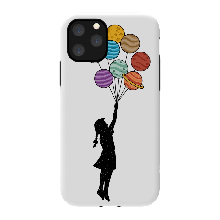iPhone 11 Pro StrongFit Planets Balloons by Coffee Man