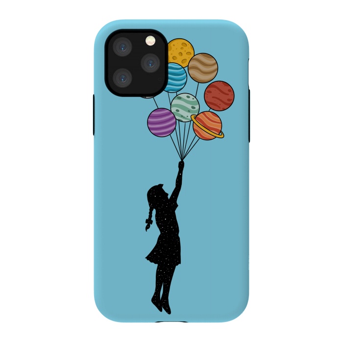 iPhone 11 Pro StrongFit Planets Balloons 2 by Coffee Man