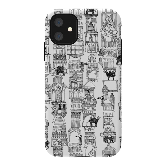 iPhone 11 StrongFit Urban Jungle by Sharon Turner
