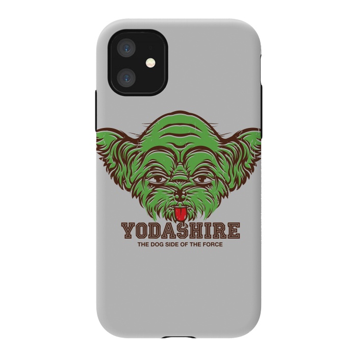 iPhone 11 StrongFit [ba dum tees] Yodashire by Draco