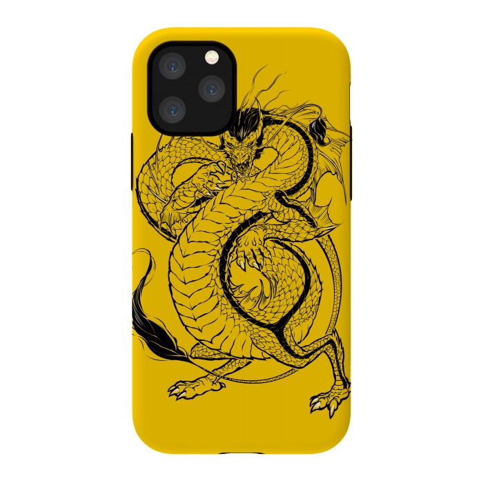 iPhone 11 Pro StrongFit Bruce, the Dragon by Draco