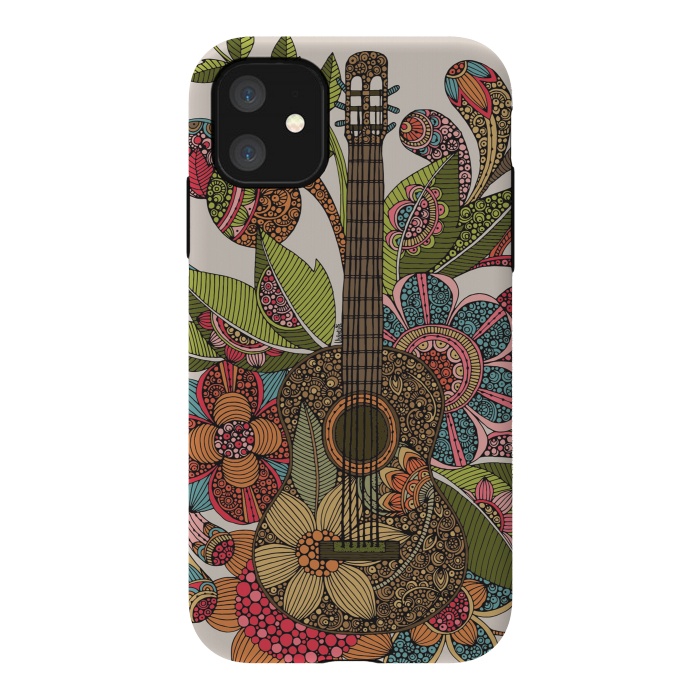 iPhone 11 StrongFit Ever guitar by Valentina Harper