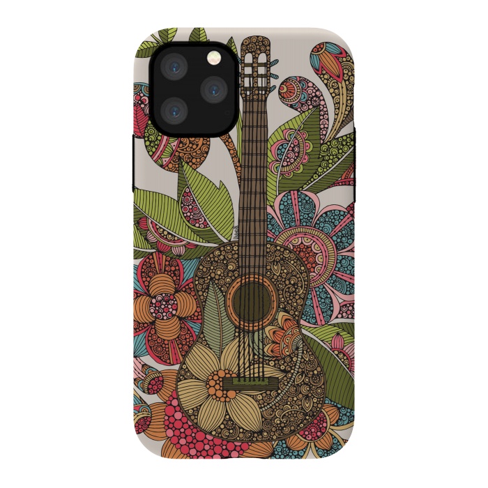 iPhone 11 Pro StrongFit Ever guitar by Valentina Harper