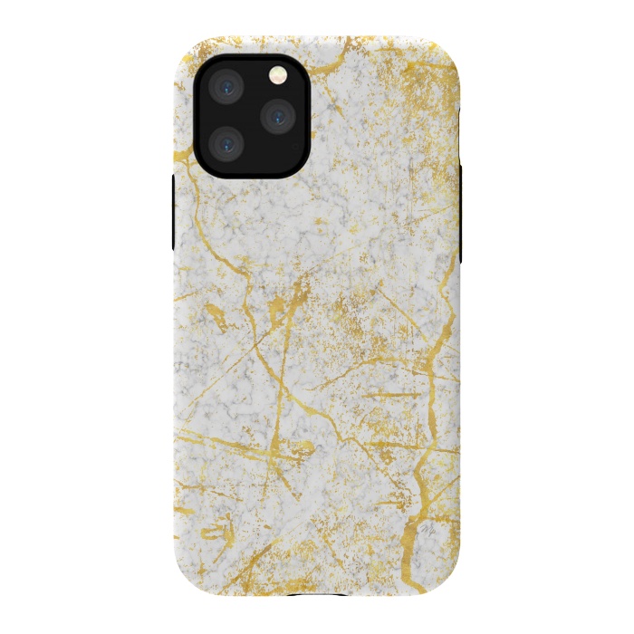 iPhone 11 Pro StrongFit Golden Marble by Martina