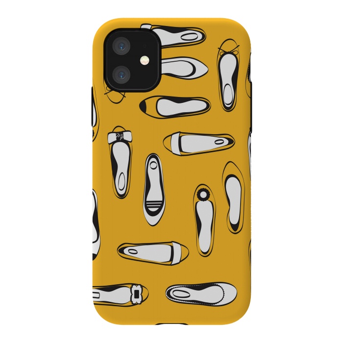 iPhone 11 StrongFit Yellow Ballerinas by Martina