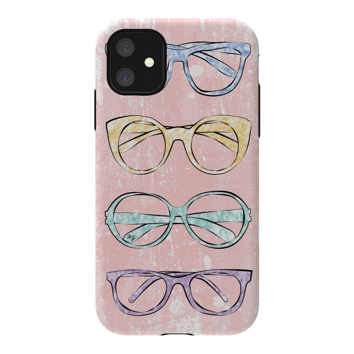 iPhone 11 StrongFit Funky Glasses by Martina