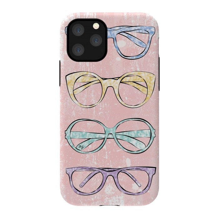 iPhone 11 Pro StrongFit Funky Glasses by Martina
