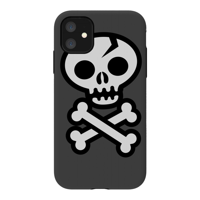 iPhone 11 StrongFit Skull & Crossbones by Wotto