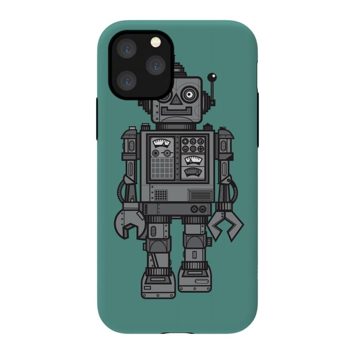 iPhone 11 Pro StrongFit A Vintage Robot Friend by Wotto