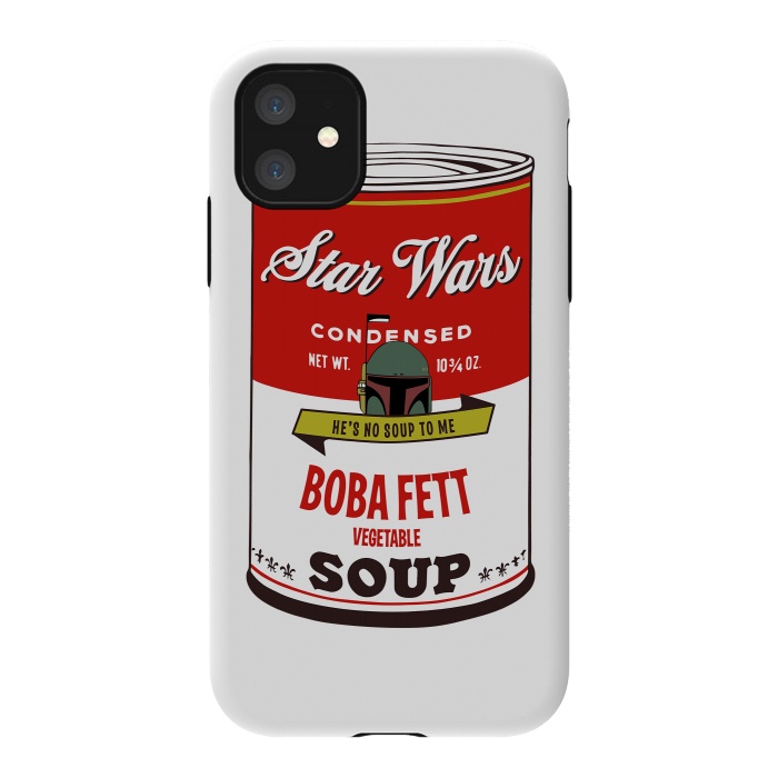 iPhone 11 StrongFit Star Wars Campbells Soup Boba Fett by Alisterny