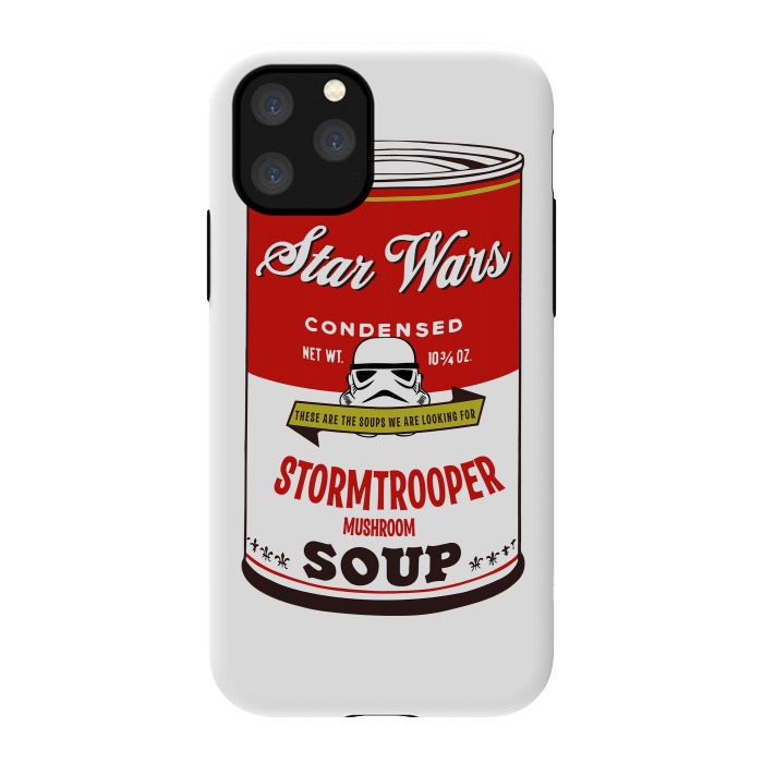iPhone 11 Pro StrongFit Star Wars Campbells Soup Stormtrooper by Alisterny