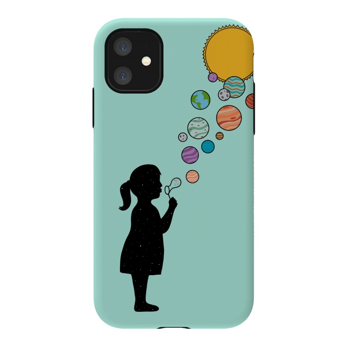 iPhone 11 StrongFit Planets bubbles by Coffee Man