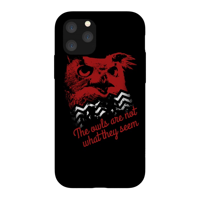 iPhone 11 Pro StrongFit Twin Peaks The Owls Are Not What They Seem by Alisterny