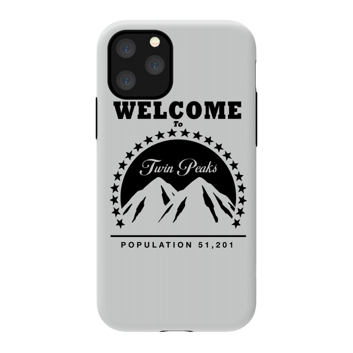 iPhone 11 Pro StrongFit Twin Peaks Paramount Logo by Alisterny