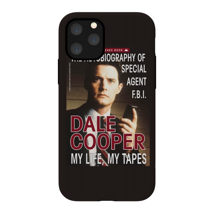 iPhone 11 Pro StrongFit Twin Peaks Dale Cooper Book by Alisterny