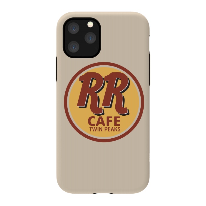 iPhone 11 Pro StrongFit Twin Peaks RR Cafe by Alisterny