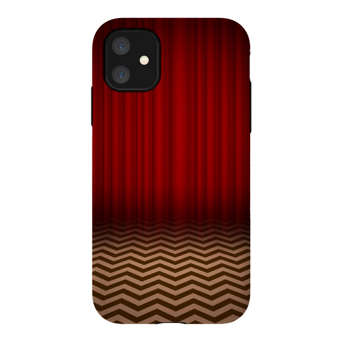 iPhone 11 StrongFit Twin Peaks Red Room by Alisterny