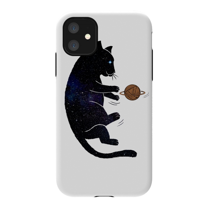 iPhone 11 StrongFit Cat Universe by Coffee Man