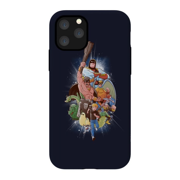 iPhone 11 Pro StrongFit CHILDHOOD HEROES by SKULLPY