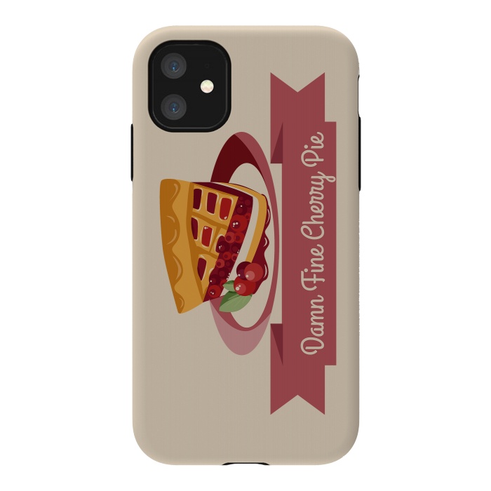iPhone 11 StrongFit Twin Peaks Cherry Pie by Alisterny