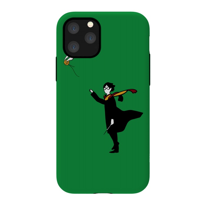 iPhone 11 Pro StrongFit Harry Potter Banksy Balloon by Alisterny