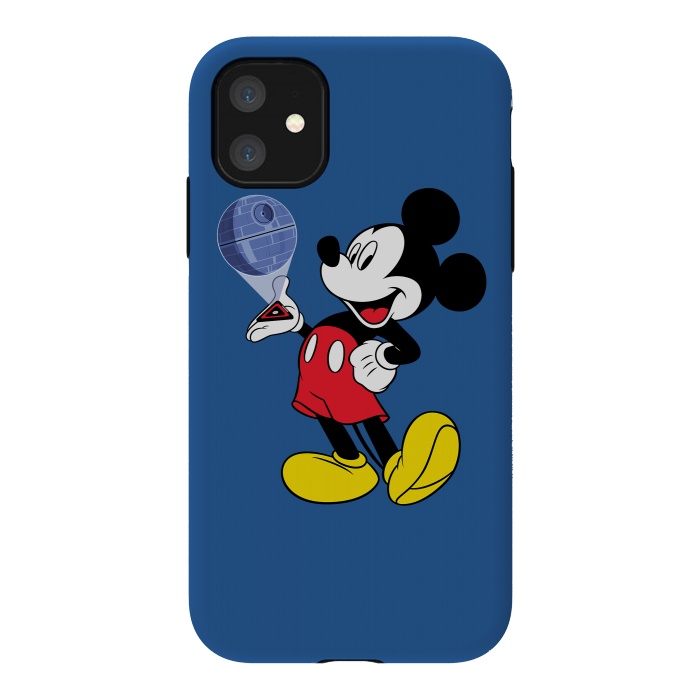 iPhone 11 StrongFit Mickey Mouse Death Star Plans Star Wars by Alisterny