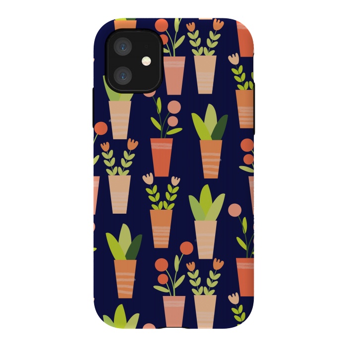 iPhone 11 StrongFit little garden by Edith May