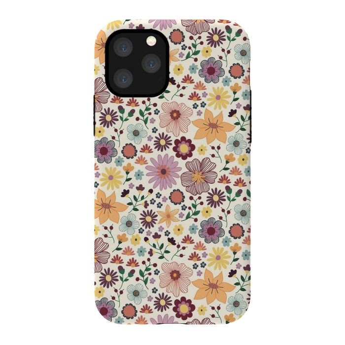 iPhone 11 Pro StrongFit Wild Bloom by TracyLucy Designs