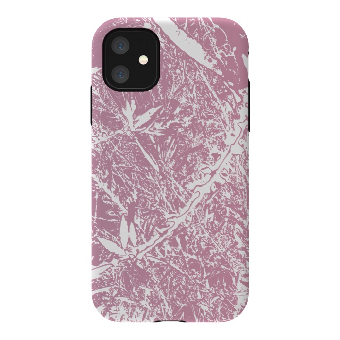 iPhone 11 StrongFit Pink Floral Art by Zala Farah