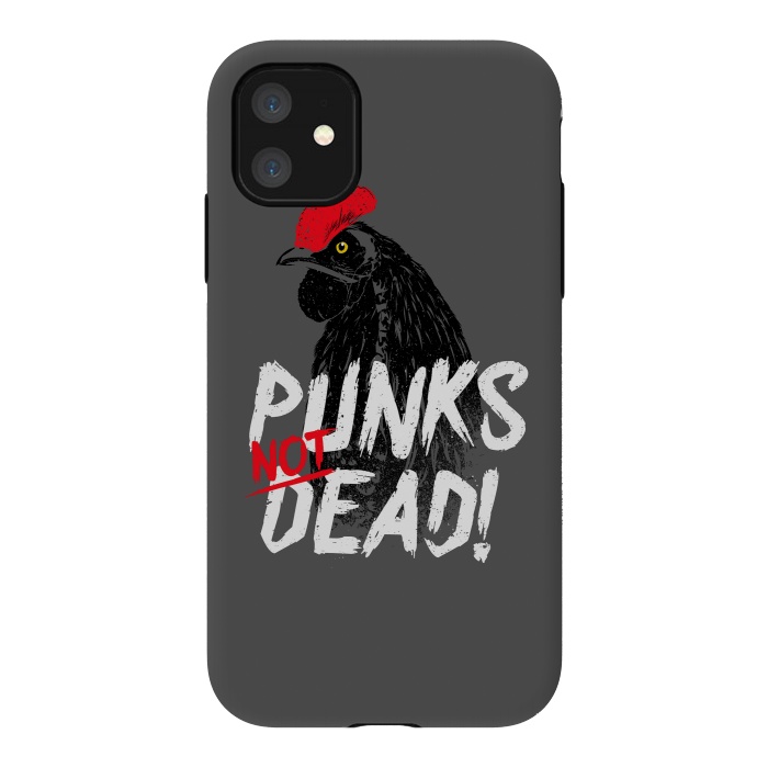 iPhone 11 StrongFit Punks not dead! by Mitxel Gonzalez
