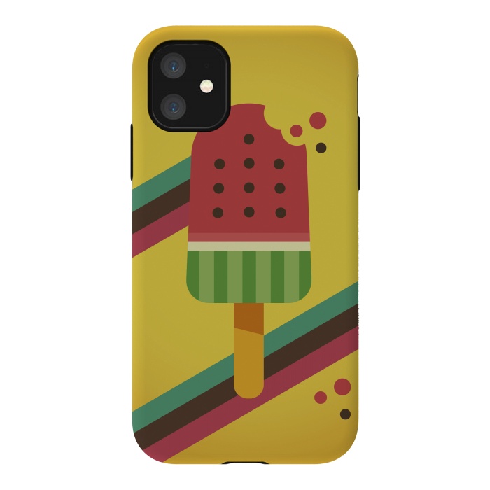 iPhone 11 StrongFit Hot & Fresh Watermelon Ice Pop by Dellán