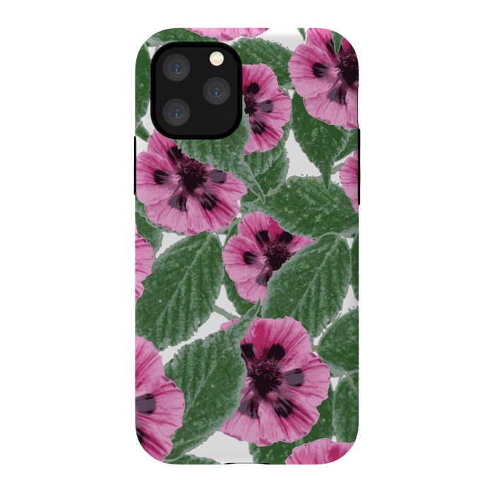 iPhone 11 Pro StrongFit Pink Poppies by Zala Farah