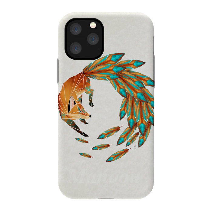 iPhone 11 Pro StrongFit fox cercle by Manoou