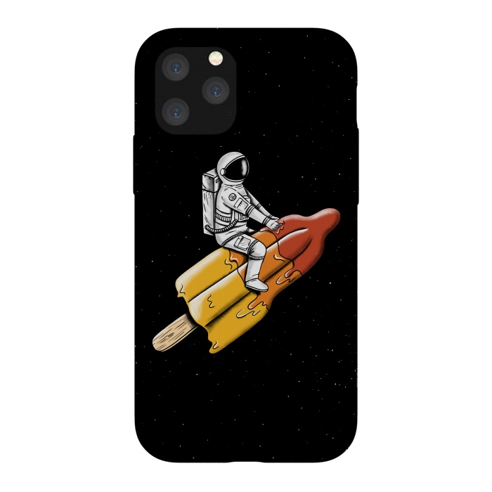 iPhone 11 Pro StrongFit Astronaut Melted Rocket by Coffee Man