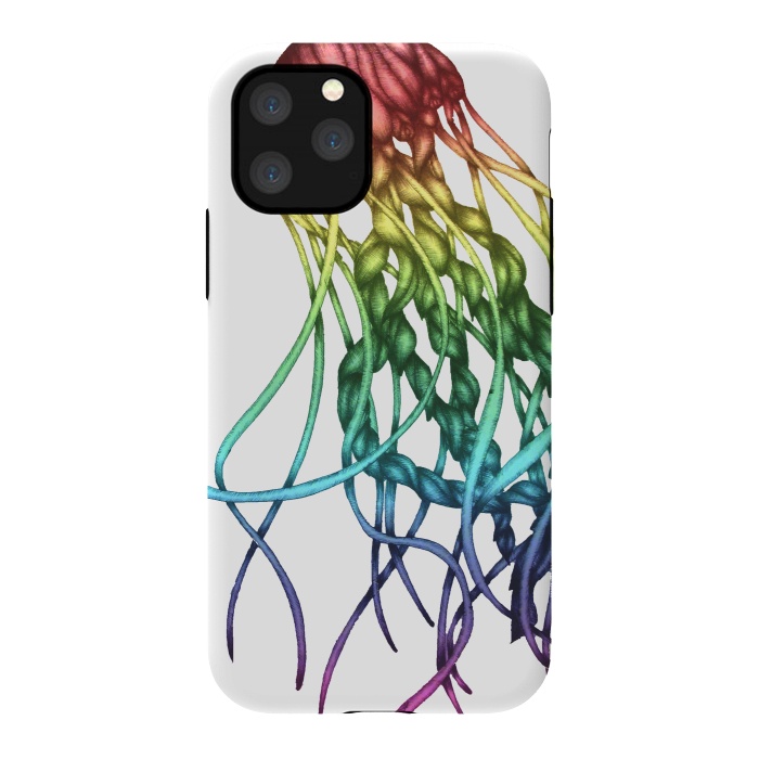 iPhone 11 Pro StrongFit Rainbow Jelly by ECMazur 