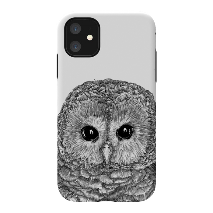 iPhone 11 StrongFit Tiny Owl by ECMazur 
