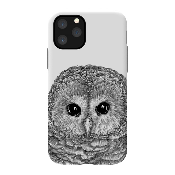 iPhone 11 Pro StrongFit Tiny Owl by ECMazur 