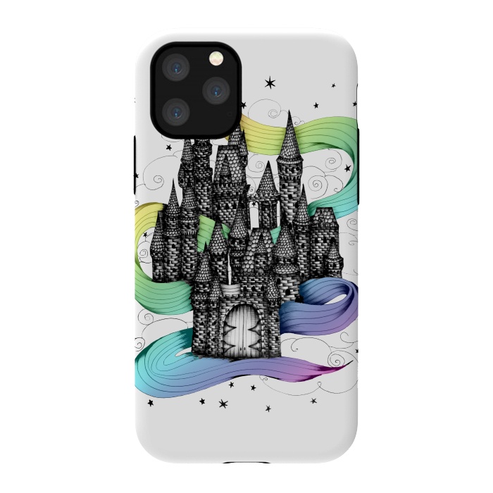 iPhone 11 Pro StrongFit Super Magic Rainbow Dream Castle by ECMazur 