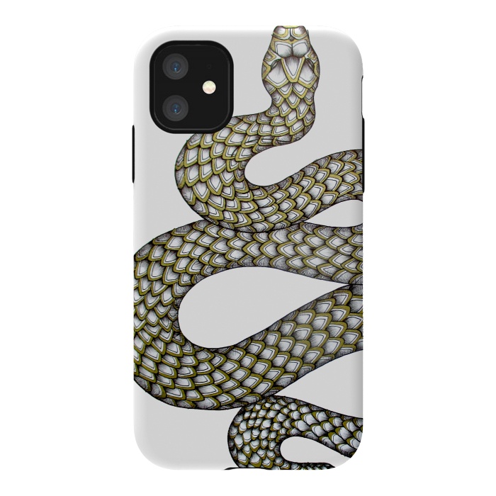 iPhone 11 StrongFit Snake's Charm by ECMazur 