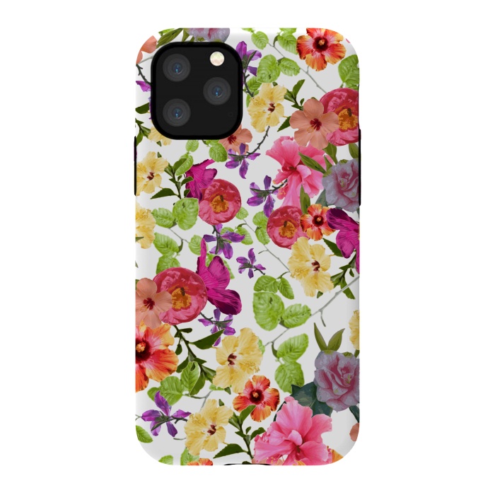 iPhone 11 Pro StrongFit Zariya Flower Garden by Zala Farah