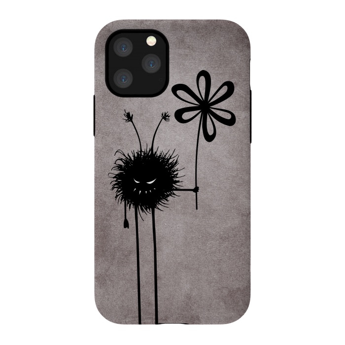 iPhone 11 Pro StrongFit Evil Flower Bug by Boriana Giormova