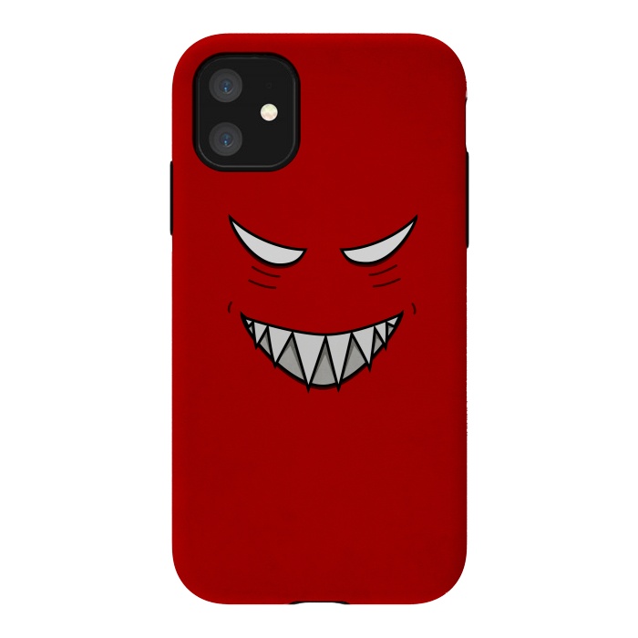 iPhone 11 StrongFit Evil Grinning Face by Boriana Giormova
