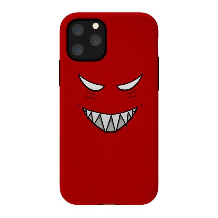 iPhone 11 Pro StrongFit Evil Grinning Face by Boriana Giormova